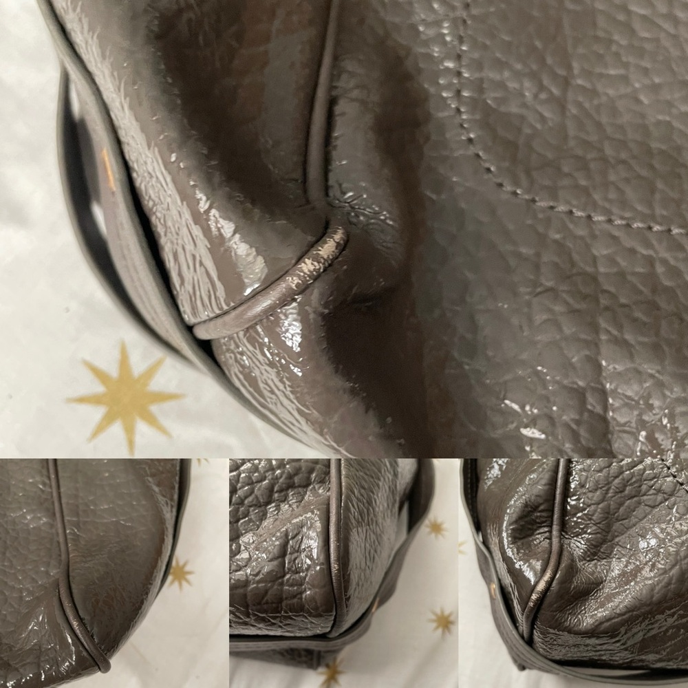 Marc By Marc Jacobs Patent Leather  Satchel Crossbody Handbag Purse - Picture 12 of 13